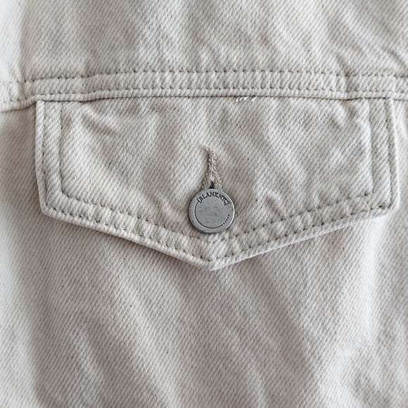 BLANKNYC Sacha Fringed Denim Jacket XS NWT Anthropologie Exclusive Boho Western - Picture 8 of 16